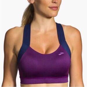 Brooks Purple Sports Bra - Women’s Large